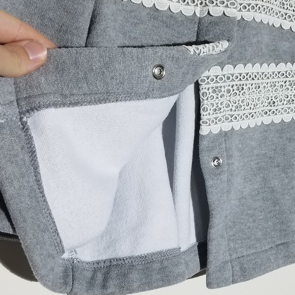 Tahari Crochet Detail Coat Jacket 18m - Picture 4 of 5